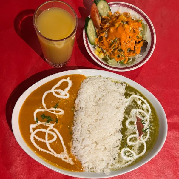 Double curry rice set